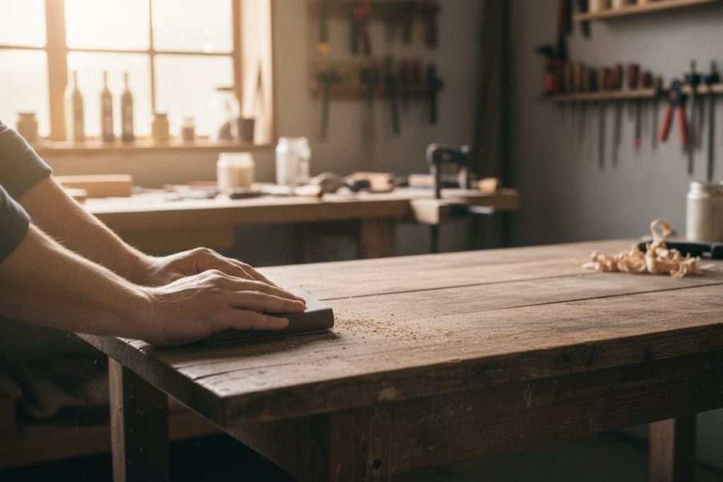 Sabler un meuble en bois : guide complet