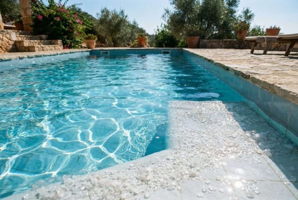 Eau trouble piscine au sel : causes et solutions