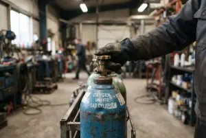 Enlever le détendeur d’une bouteille de gaz Butagaz Cube
